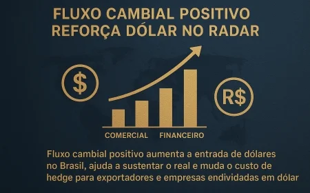 Fluxo cambial positivo reforça dólar no radar