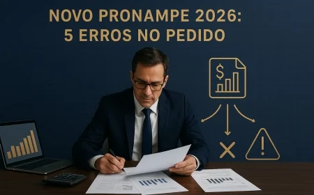 Novo Pronampe 2026: 5 erros no pedido