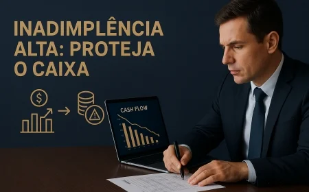 Inadimplência alta: proteja o caixa