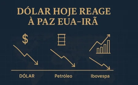 Dólar hoje reage à paz EUA-Irã