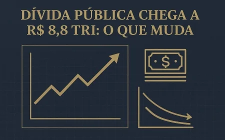 Dívida pública chega a R$ 8,8 tri: o que muda