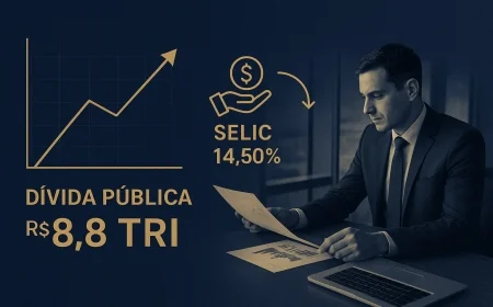 Dívida Pública a R$ 8,8 tri e capital de giro