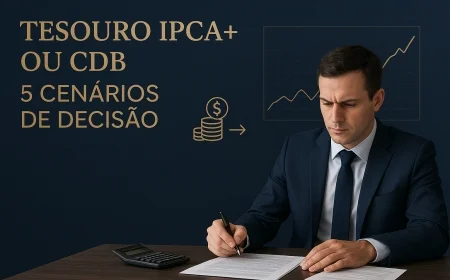 Tesouro IPCA+ ou CDB: 5 cenários de decisão