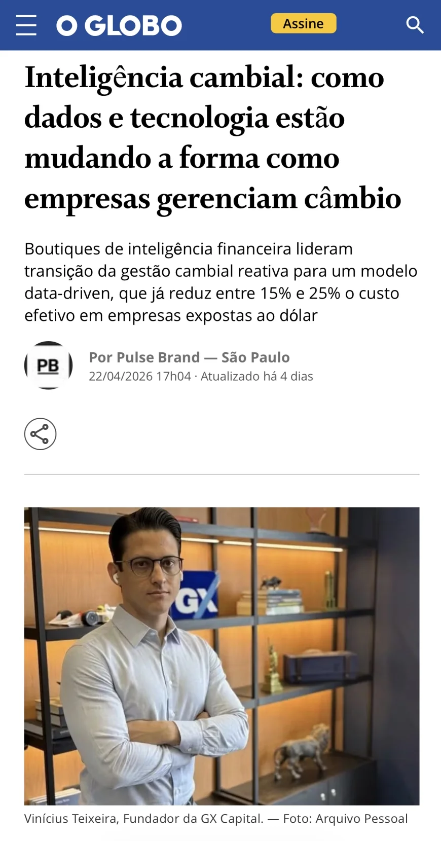 Inteligência cambial: como dados e tecnologia estão mudando a forma como empresas gerenciam câmbio