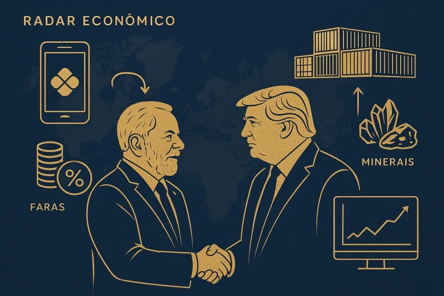 Pix, tarifas e minerais na agenda Lula-Trump