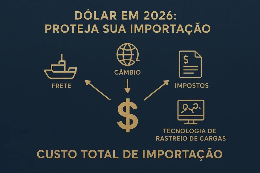 Dólar em 2026: proteja sua importação