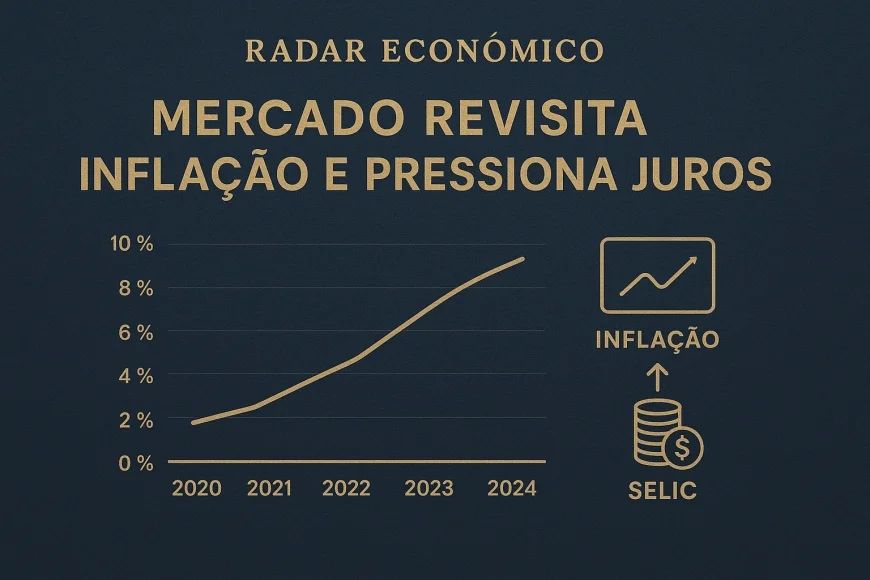 Mercado revisa inflação e pressiona juros