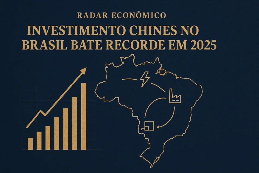 Investimento chinês no Brasil bate recorde em 2025