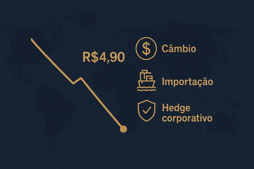 Dólar cai abaixo de R$ 4,90 e pressiona o câmbio