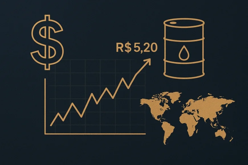 Dólar hoje: agenda global e câmbio