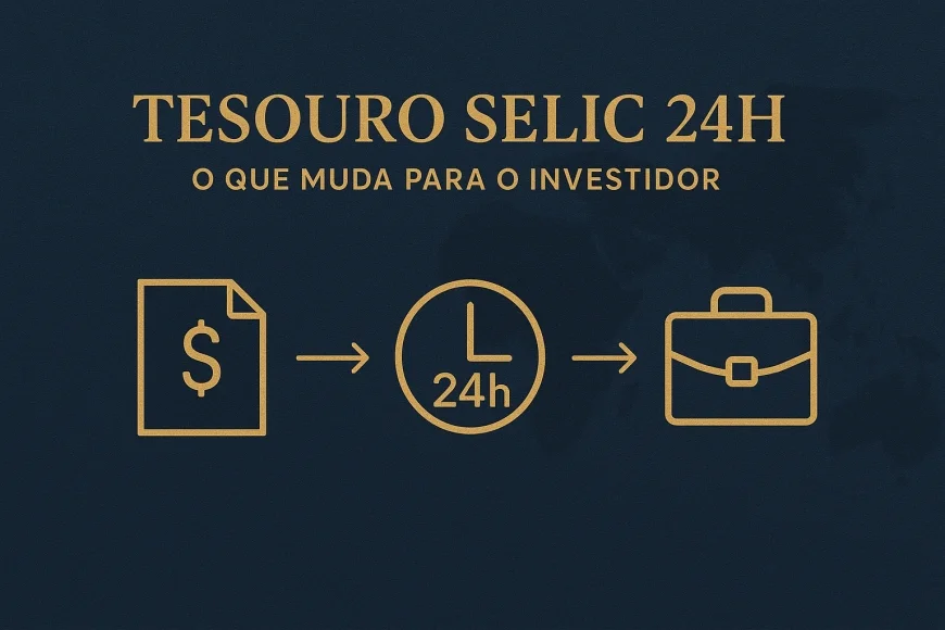 Tesouro Selic 24h: o que muda para o investidor