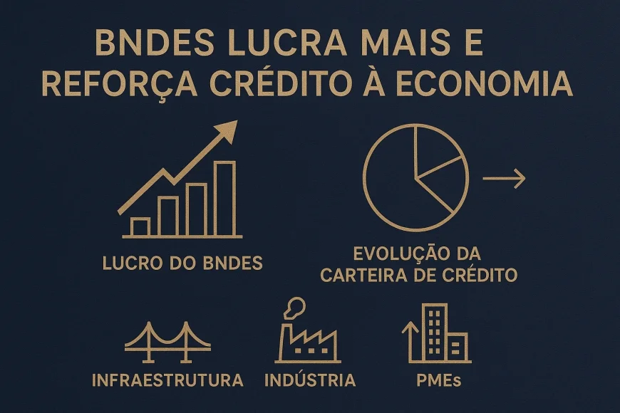 BNDES lucra mais e reforça crédito à economia