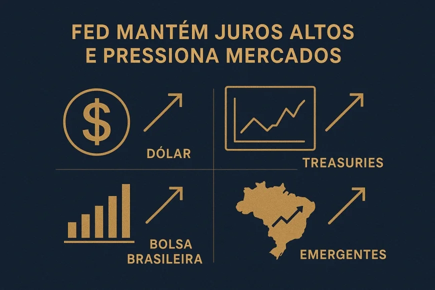 Fed mantém juros altos e pressiona mercados