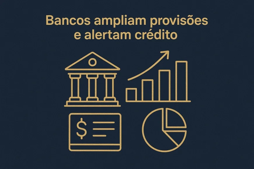 Bancos ampliam provisões e alertam crédito