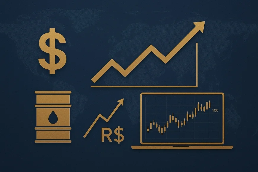 Dólar hoje: petróleo e Fed pressionam o câmbio