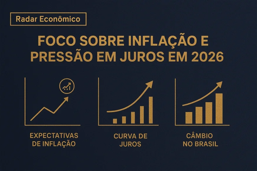 Focus sobe inflação e pressiona juros em 2026