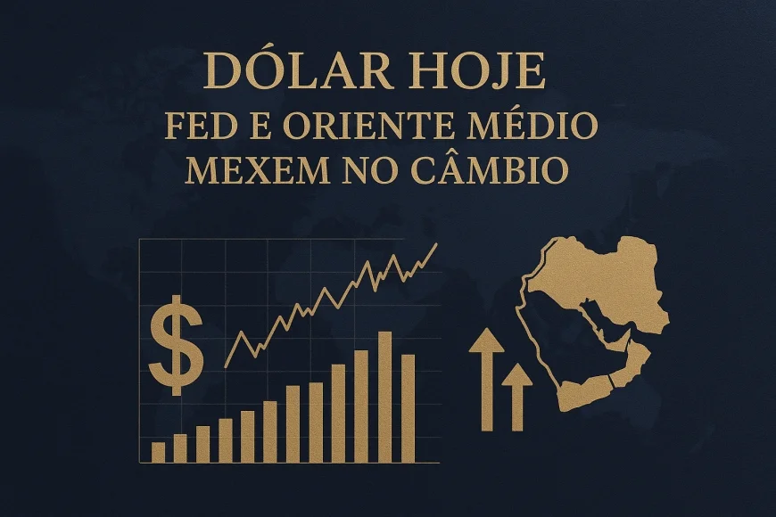 Dólar hoje: Fed e Oriente Médio mexem no câmbio