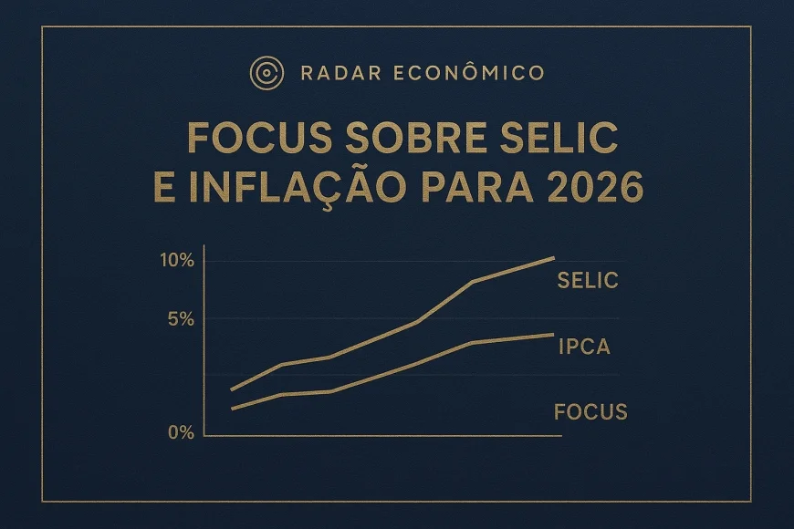Focus sobe Selic e inflação para 2026