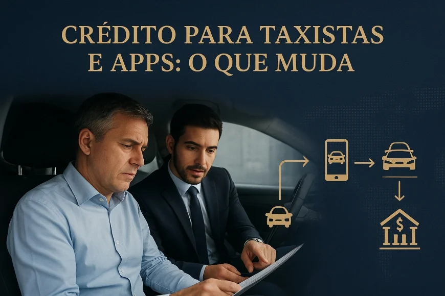 Crédito para taxistas e apps: o que muda