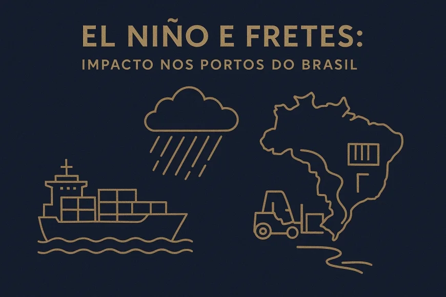El Niño e fretes: impacto nos portos do Brasil