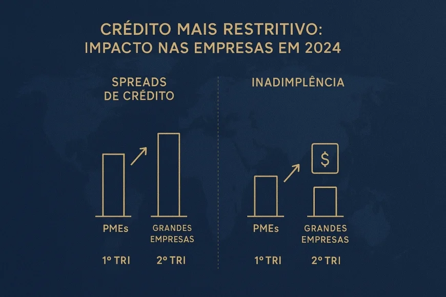 Crédito mais restritivo: impacto nas empresas em 2024