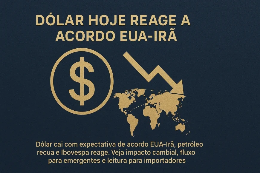 Dólar hoje reage a acordo EUA-Irã