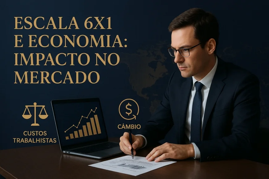 Analista financeiro avaliando custos trabalhistas, câmbio e crédito regional