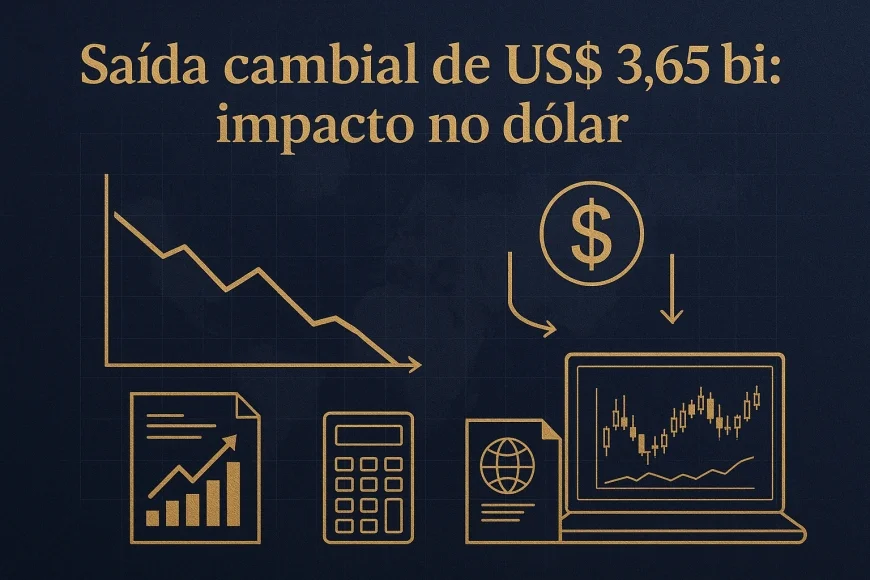 Mesa de tesouraria analisando fluxo cambial e proteção em dólar