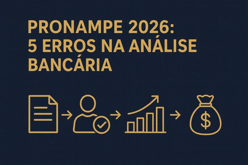 Pronampe 2026: 5 erros na análise bancária