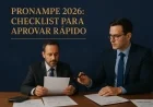 Pronampe 2026: checklist para aprovar rápido