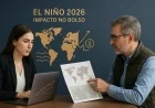 El Niño 2026: impacto no bolso