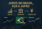 Juros no Brasil, EUA e Japão