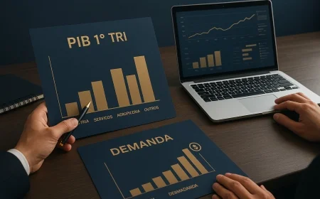 PIB do 1º tri em gráficos: o que puxou