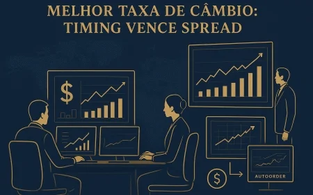 Melhor Taxa de Câmbio: Timing Vence Spread