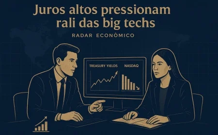 Juros altos pressionam rali das big techs