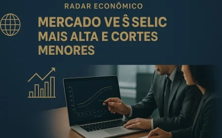Mercado vê Selic mais alta e cortes menores
