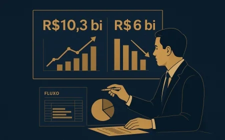 Fundos captam R$ 10,3 bi e crédito perde R$ 6 bi