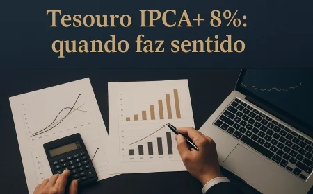 Tesouro IPCA+ 8%: quando faz sentido