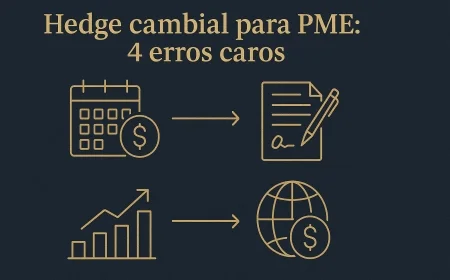 Hedge cambial para PME: 4 erros caros