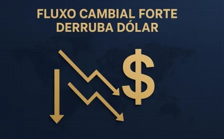 Fluxo cambial forte derruba dólar