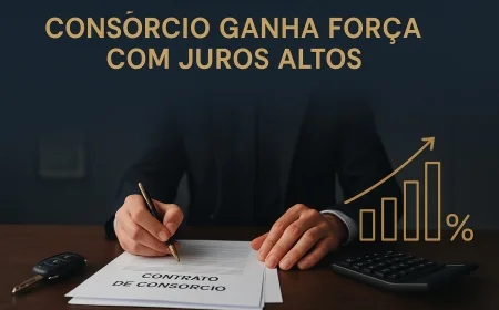 Consórcio ganha força com juros altos