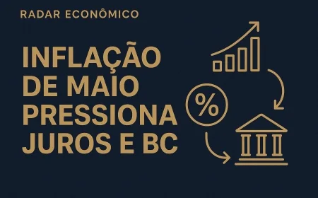 Inflação de maio pressiona juros e BC