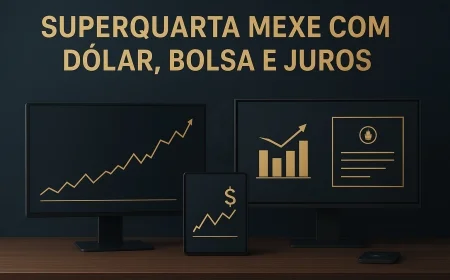 Superquarta mexe com dólar, bolsa e juros