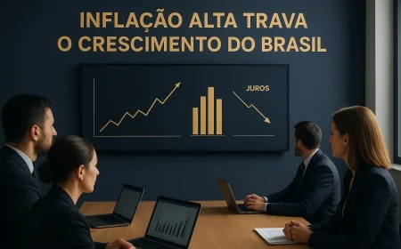 Inflação alta trava o crescimento do Brasil
