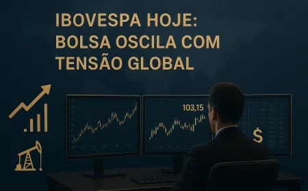 Ibovespa hoje: bolsa oscila com tensão global