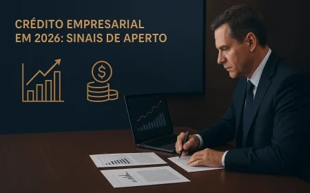 Crédito empresarial em 2026: sinais de aperto
