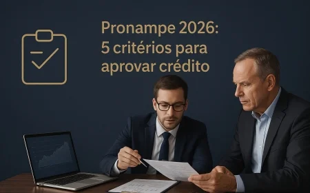 Pronampe 2026: 5 critérios para aprovar crédito