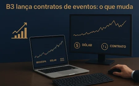 B3 lança contratos de eventos: o que muda