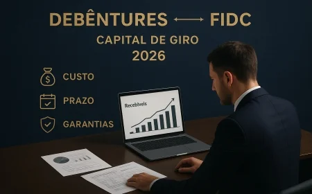Debêntures ou FIDC para capital de giro em 2026
