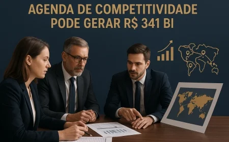 Agenda de competitividade pode gerar R$ 341 bi